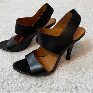 michael kors strappy black heels